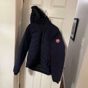 Canada Goose Dark Blue Lodge jacket with hood